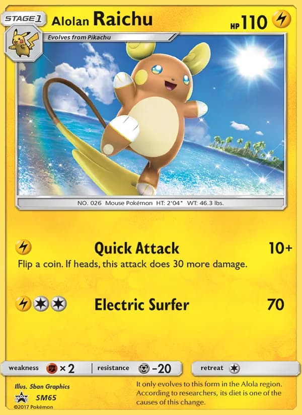 Raichu d’Alola