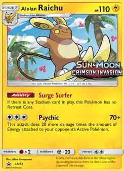 Raichu d’Alola