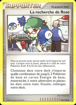 La recherche de Rose