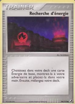 Recherche d'énergie