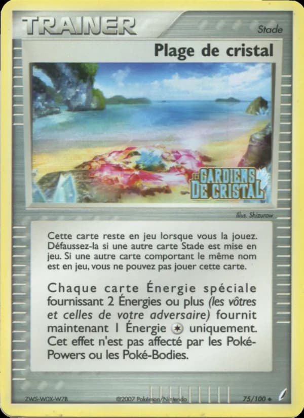 Plage de cristal