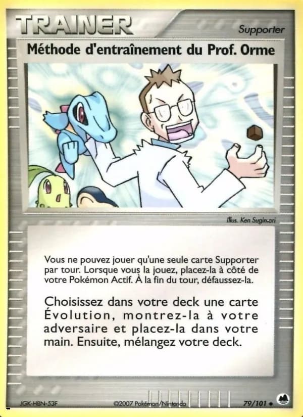 Méthode d'entraînement du Prof. Orme