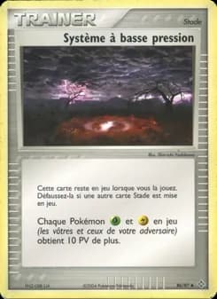 Système à basse pression