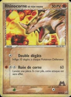 Rhinocorne de Team Magma