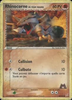 Rhinocorne de Team Magma