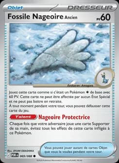 Fossile Nageoire Ancien
