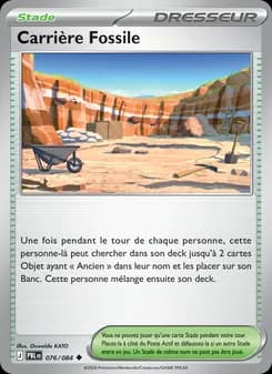 Carrière Fossile