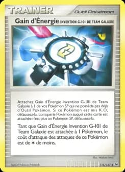 Gain d'Énergie Invention G-101 de Team Galaxie