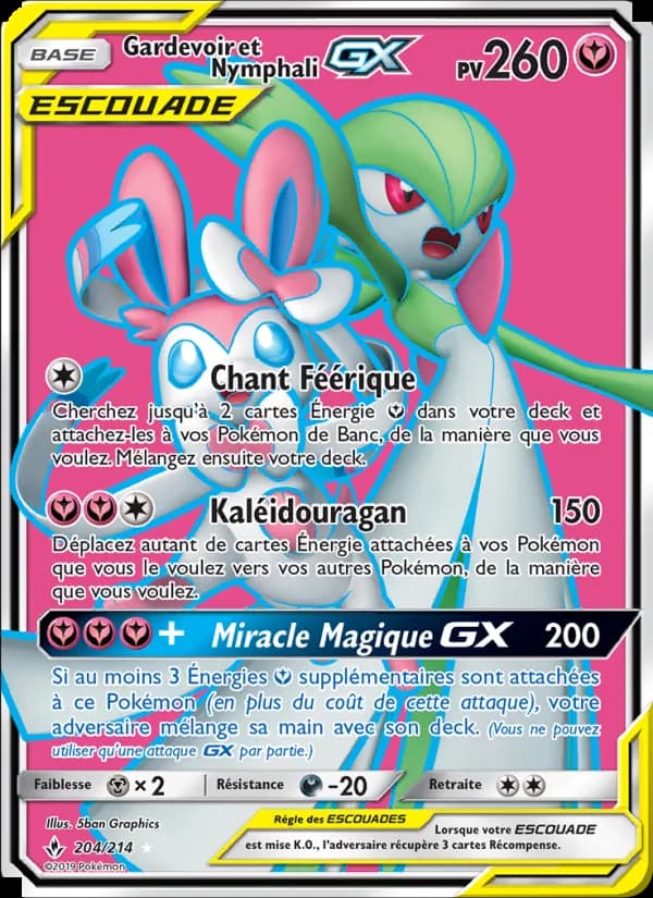 Gardevoir et Nymphali GX