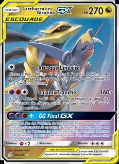 Carchacrok et Giratina GX