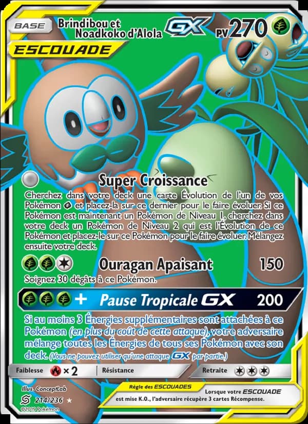 Brindibou et Noadkoko d’Alola GX