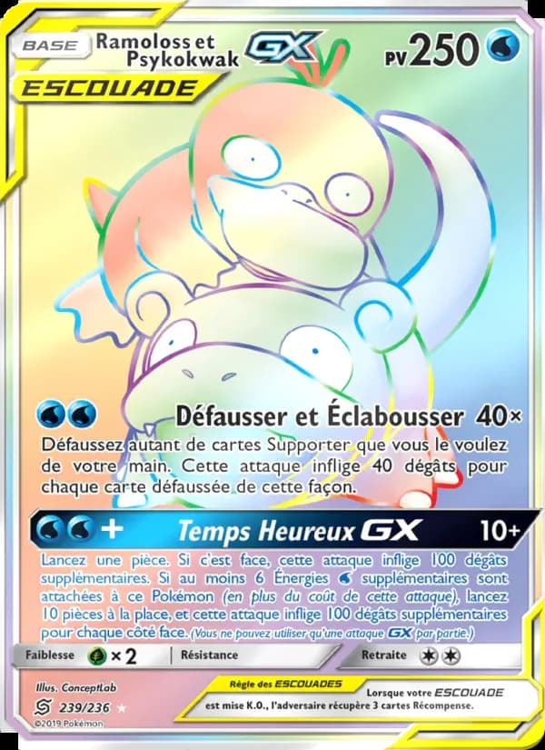 Ramoloss et Psykokwak GX
