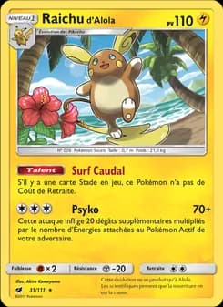 Raichu d’Alola