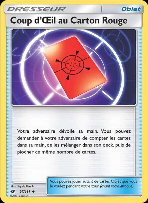 Coup d’Œil au Carton Rouge