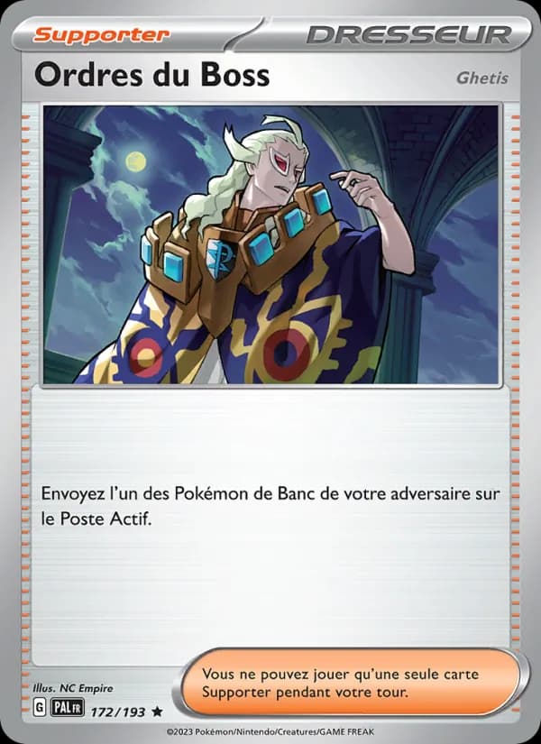 Ordres du Boss