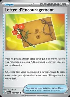 Lettre d'Encouragement