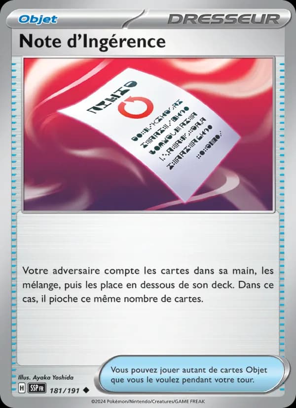 Note d'Ingérence