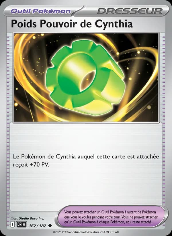 Poids Pouvoir de Cynthia