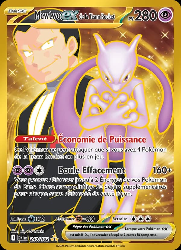 Mewtwo-ex de la Team Rocket