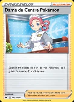 Dame du Centre Pokémon