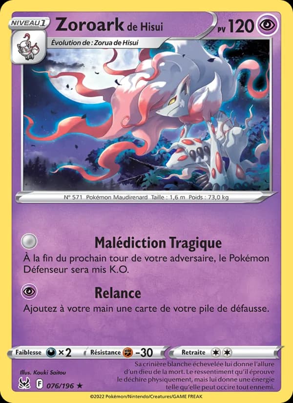 Zoroark de Hisui