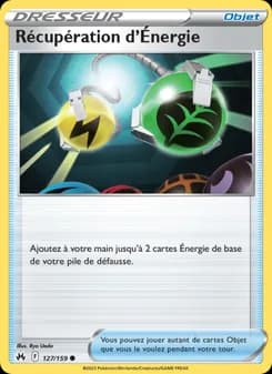 Récupération d'Énergie