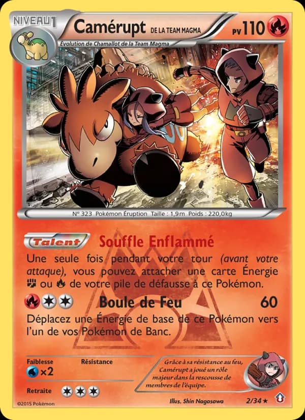 Camérupt de la Team Magma