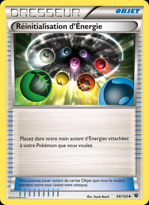 Réinitialisation d'Énergie