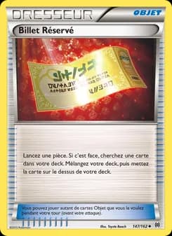 Billet Réservé