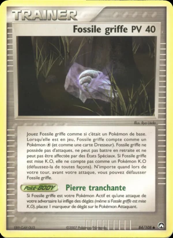 Fossile griffe