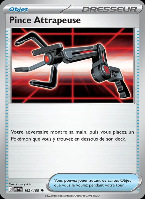 Pince Attrapeuse